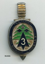 Insigne rgt. infanterie d'occasion  France