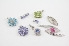 Sterling silver gemstone for sale  LEEDS
