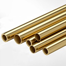 Messing Rohr Rundrohr Rundprofil Ø4mm - 70mm, Länge 500mm Wandstärke 0,5mm - 2mm comprar usado  Enviando para Brazil
