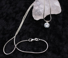 Silber schlangen kette gebraucht kaufen  Leipzig