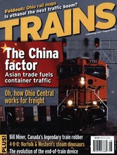 Trains magazine august for sale  Las Cruces