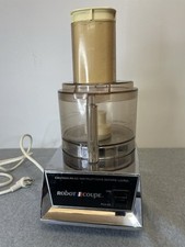 Robô cupê processador de alimentos RC 2B cromado FRANÇA resistente, FUNCIONA, usado comprar usado  Enviando para Brazil