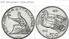 500 lire argento usato  San Cipriano Po