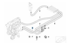 Bmw coolant hose for sale  MANCHESTER