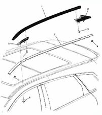 Porta-bagagens ferroviário 15947580 preto lado do motorista 2010-2016 Cadillac SRX, usado comprar usado  Enviando para Brazil