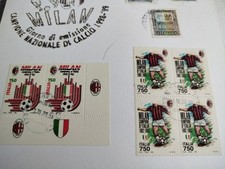 Francobolli milan campione usato  Enna