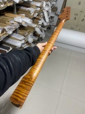 4 cordas estilo baixo jazz 21 trastes braço de baixo elétrico torrado chama bordo 34 polegadas comprar usado  Enviando para Brazil