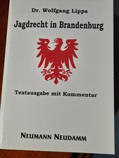 Jagdrecht brandenburg textausg gebraucht kaufen  Königs Wusterhausen