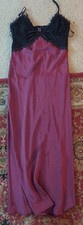 Vestido de renda Forever 21 borgonha cetim preto GG comprar usado  Enviando para Brazil