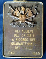 Targa artistica commemorativa usato  Roma