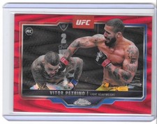 2025 Topps Chrome UFC Vitor Petrino #41 refrator de onda vermelha novato (RC) #’d 1/10, usado comprar usado 2025 Topps Chrome UFC Vitor Petrino #41 refrator de onda vermelha novato (RC) #’d 1/10, usado comprar usado  Enviando para Brazil