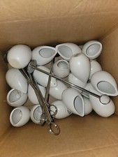 Conjunto de 22 vasos verticais pequenos de cerâmica branca pendurados com 6 suportes comprar usado  Enviando para Brazil