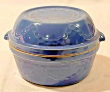 Vintage blue glazed for sale  Madison
