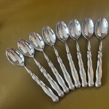 8 colheres de sopa de talheres de aço inoxidável GALLERY by Southern Living comprar usado  Enviando para Brazil