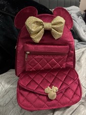 Disney velvet backpack for sale  Anaheim