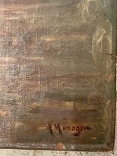 Tableau ancien huile d'occasion  France