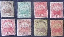 1910 +BERMUDA X 8 VALORES MISTOS EM PERFEITO ESTADO. ESTADO ARTICULADO comprar usado  Enviando para Brazil