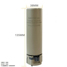 Supressor Airsoft Bay 14mm SOCOM556-MINI2 -14mm CCW Dark Earth Tan comprar usado  Enviando para Brazil