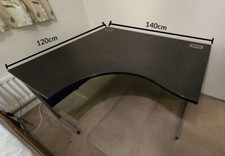 Corner desk black for sale  WOKINGHAM