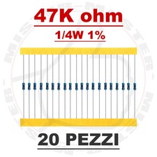 47k ohm resistori usato  Milano