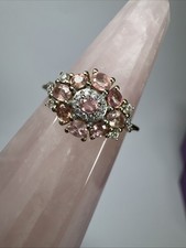 Padparadscha sapphire zircon for sale  LEYLAND