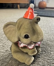 Vintage flocked elephant for sale  Fruita