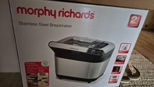 Morphy Richards Maszyna do pieczenia chleba ze stali nierdzewnej W idealnym stanie , używany na sprzedaż  Wysyłka do Poland