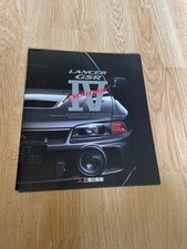 LANCER EVOLUTION IV 4 BROCHURA RS GSR RARA EVO CN9A RALLIART PEÇAS OPCIONAIS comprar usado  Enviando para Brazil