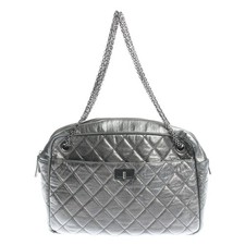 Schultertasche chanel metallic gebraucht kaufen  Hamburg