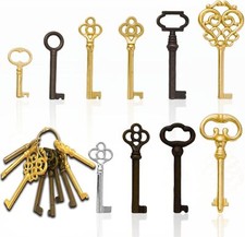 10 PIEZAS Llaves Esqueleto Universales para Muebles Antiguos Vintage, Muebles Antiguos segunda mano  Embacar hacia Mexico