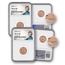 Usado, 2025 P D Penny Abraham Lincoln Shield Cent NGC MS 67 {EM ESTOQUE} comprar usado  Enviando para Brazil