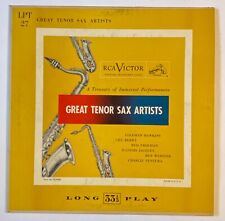 Great Tenor Sax Artists  RCA Victor  LPT-27  1951  Jazz, Big Band  GOOD, usado comprar usado  Enviando para Brazil