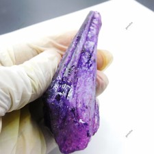 Zafiro púrpura crudo sin cortar áspero 267,90 quilates piedra preciosa natural suelta CERTIFICADA segunda mano  Embacar hacia Mexico