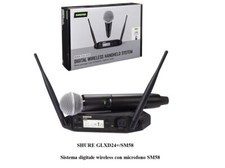 Shure glxd24 sm58 usato  Frattamaggiore