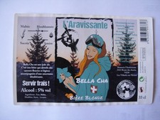 Etiquette bière bella d'occasion  Envermeu