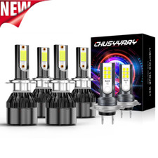 Lâmpadas de farol de LED H7&H7 luz de neblina alta/baixa H7 para Mercedes-Benz CLK550 2007-2009 comprar usado  Enviando para Brazil