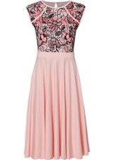 Midikleid spitze rosa gebraucht kaufen  Deutschland