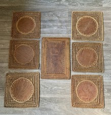 Rattan vtg placemats for sale Rattan vtg placemats for sale  BARNSLEY