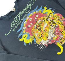 Camisa térmica manga longa vintage Y2K Ed Hardy cabeça de tigre Oni gráfica preta XXL comprar usado Camisa térmica manga longa vintage Y2K Ed Hardy cabeça de tigre Oni gráfica preta XXL comprar usado  Enviando para Brazil