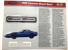 1996 corvette fact for sale  Greenville
