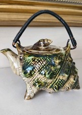 Majolica style conch for sale  BEXLEYHEATH