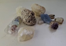 Mixed bundle crystals for sale  WAKEFIELD