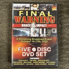 Final Warning - Brace For Impact, 5 disc DVD set, Steve Quayle, Tom Horn, Adams, usado comprar usado  Enviando para Brazil