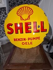 Shell emaille schild gebraucht kaufen  Biederitz