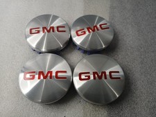 4 peças tampas de centro de roda de alumínio escovado GMC 22837060 83mm 3,25" Sierra Yukon  comprar usado  Enviando para Brazil