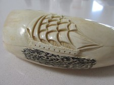 Vintage beautifully scrimshawe for sale  Santa Fe