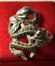Schlangenring 835 silber gebraucht kaufen  Augsburg