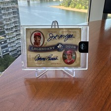 JOHNNY BENCH & JOE MORGAN 2005 SP Legendary Cuts autógrafo duplo 10/15 comprar usado  Enviando para Brazil
