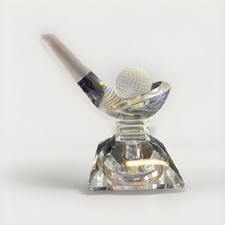 troféu de golfe antigo vintage Cristal Provavelmente Um Raro Daum Nancy comprar usado  Enviando para Brazil
