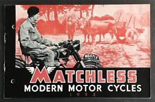 Matchless range motorcycle for sale  LEICESTER